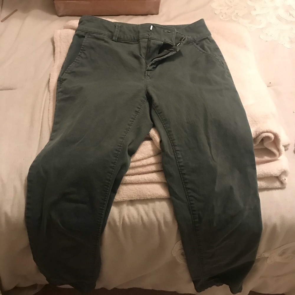 Ann Taylor Loft petite green pants